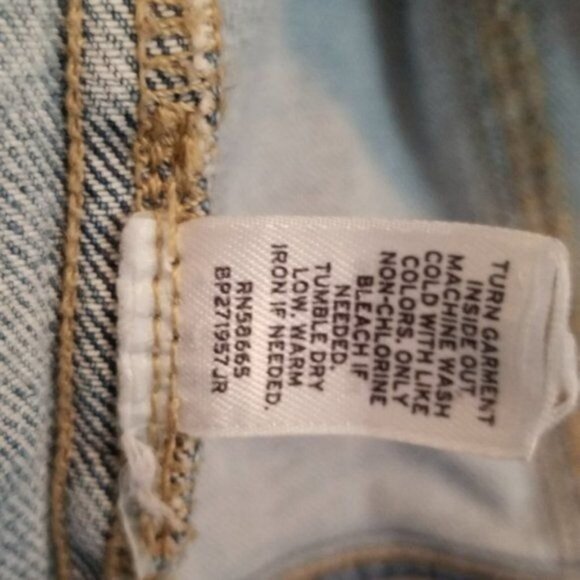 Vintage Looking Jean Jacket Rubbish 2 Tone Cotton Denim WOMEN'S WOMAN'S Medium - Picture 6 of 7